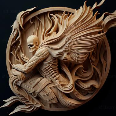 3D модель St ghost rider (STL)